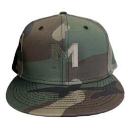 Myers Camo Flat Brim Snap Back Hat